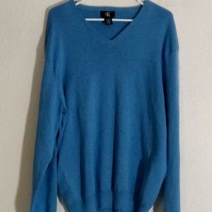 Calvin Klein Mens XL Pullover Sweater 100% Cotton